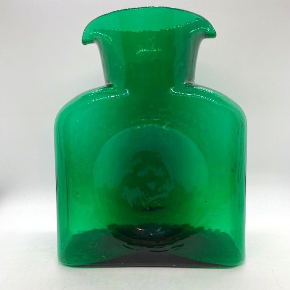 MCM Blenko Emerald 384 Water Bottle Pitcher